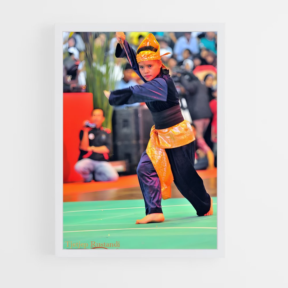 Poster Maître Silat – affiche Pencak Silat (vue 3)